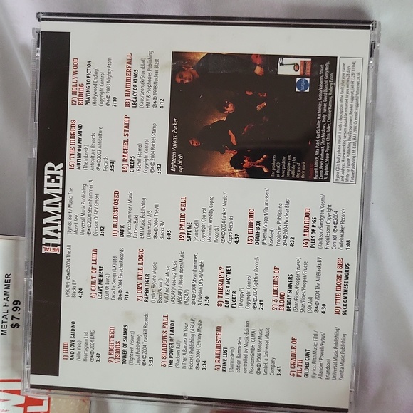 HIM Metal Hammer Magazine Fall 2004  with CD England Glossy Collector Edition - Picture 14 of 15